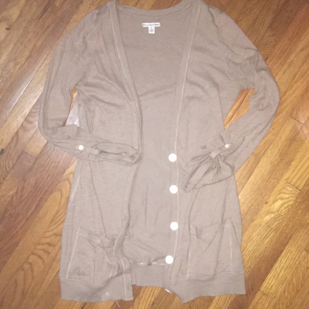 Taupe cardigan